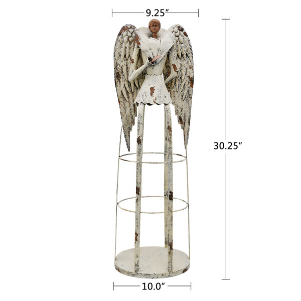 Trinx Indoor Outdoor Yard Lawn Angel Statue Wayfair